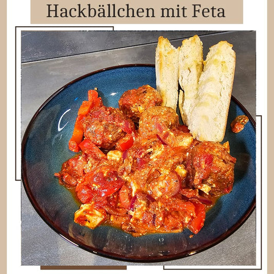 Hackbällchen mit Feta