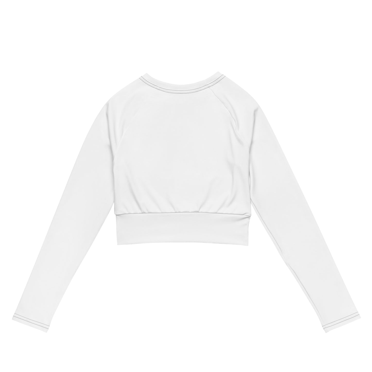 TR Recyceltes Langarm Crop Top mit Allover-Druck