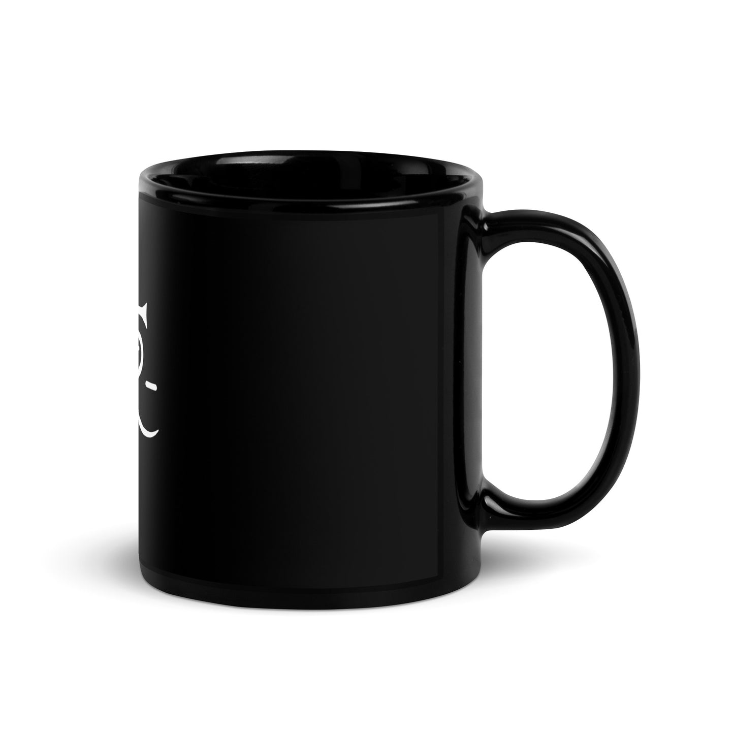 TR Schwarze glänzende Tasse