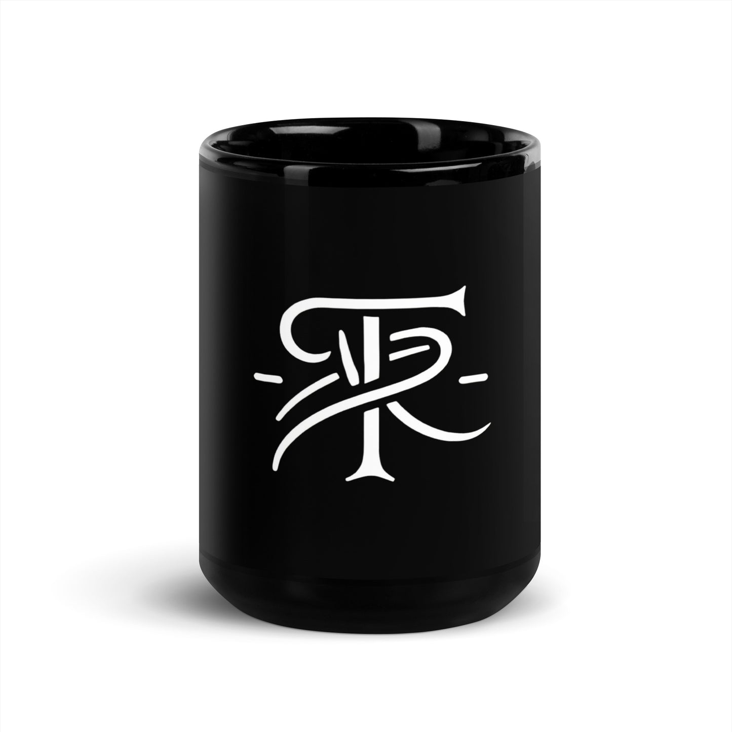 TR Schwarze glänzende Tasse