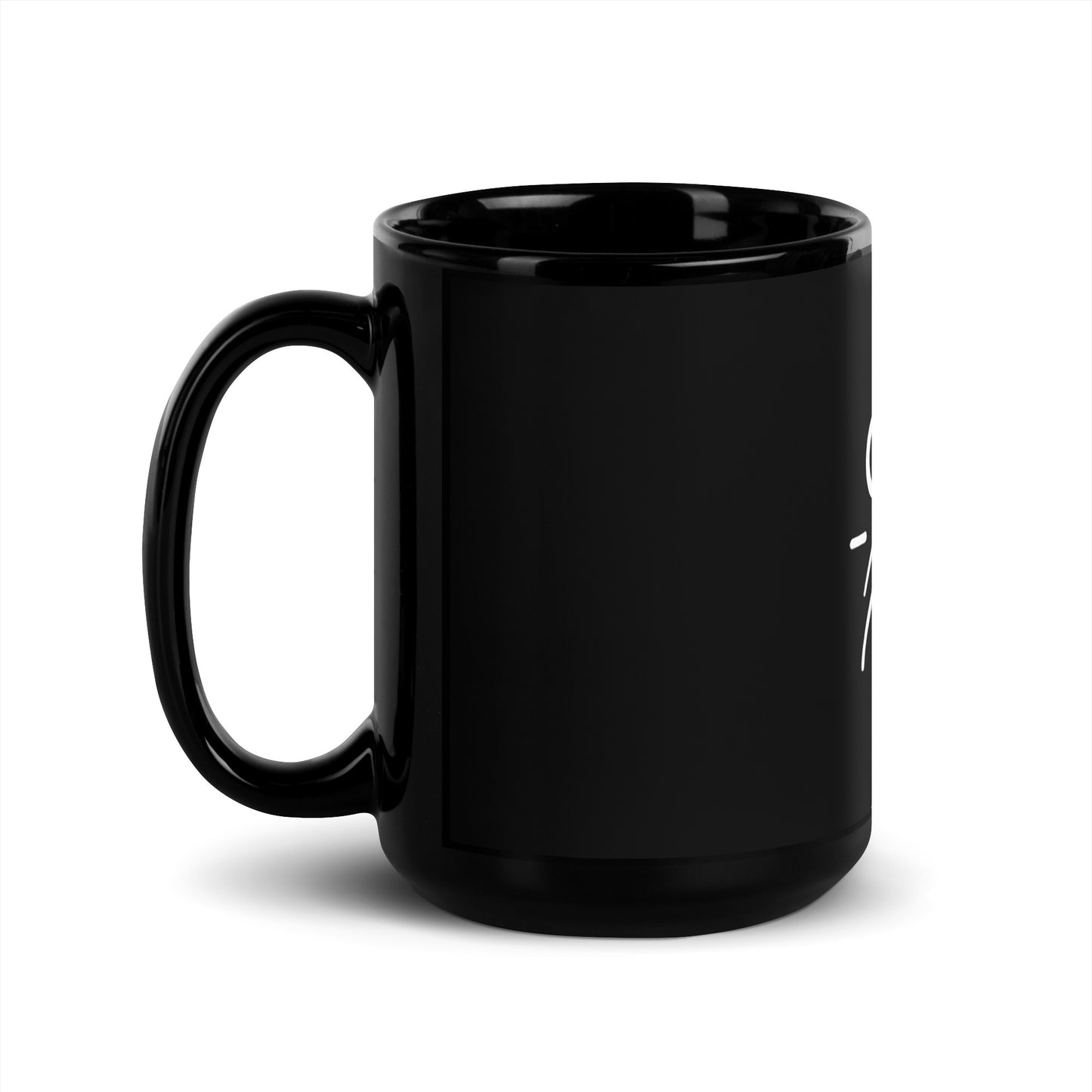 TR Schwarze glänzende Tasse