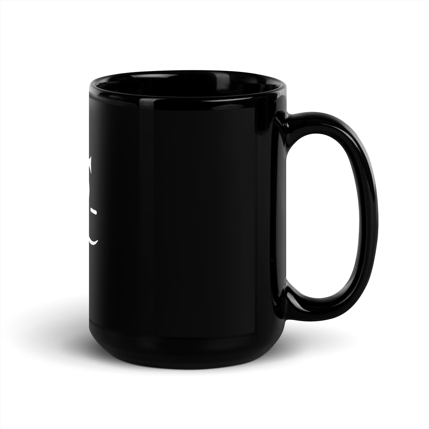 TR Schwarze glänzende Tasse